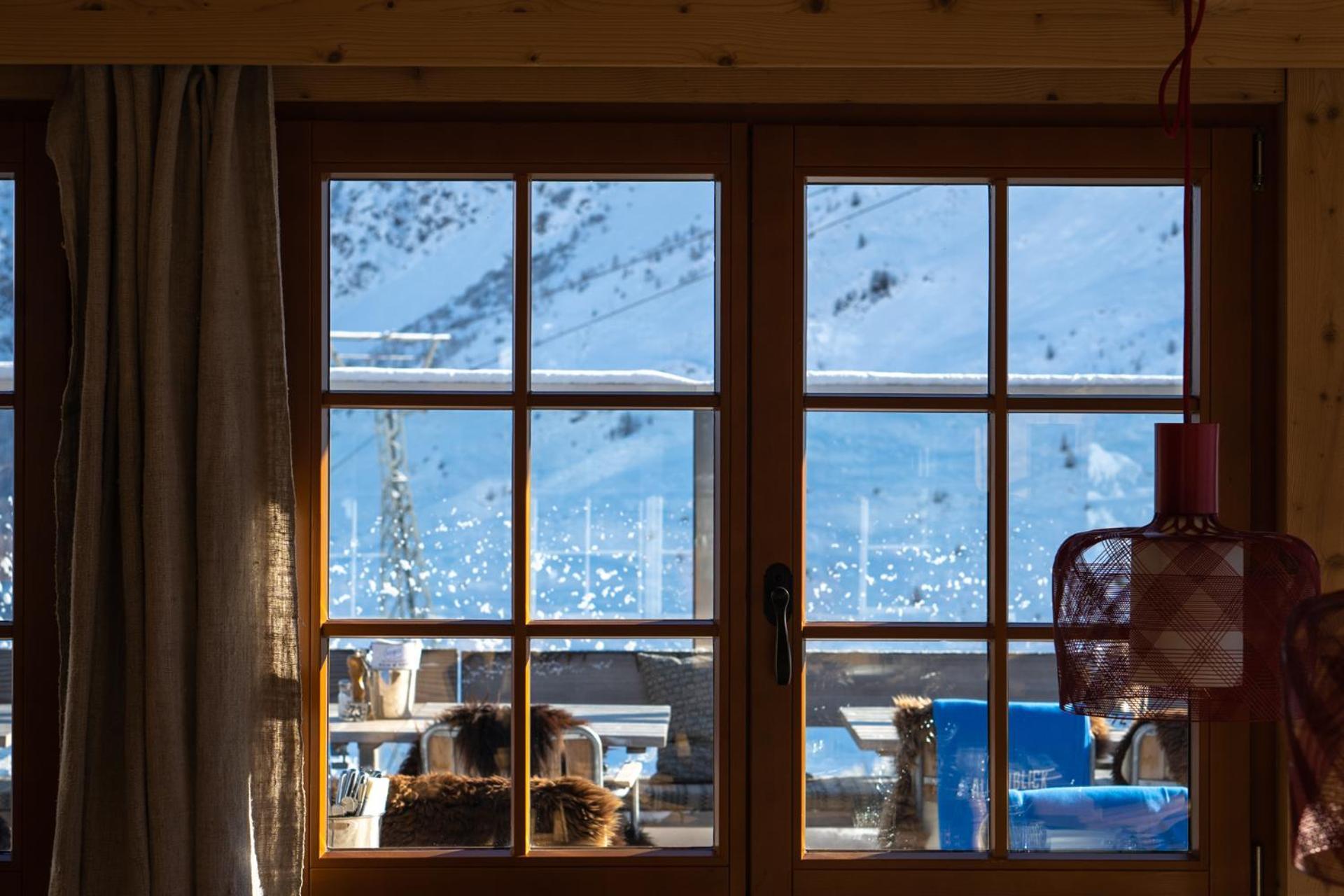 Alpenblick Bergrestaurant & Hotel Arosa Exterior foto